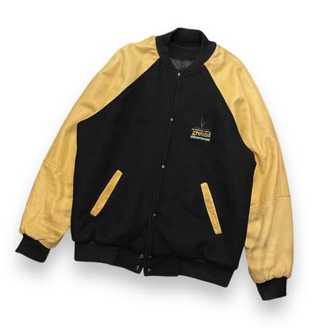 [USED] BLK & CREEM YELLOW レザー スタジャン🟡