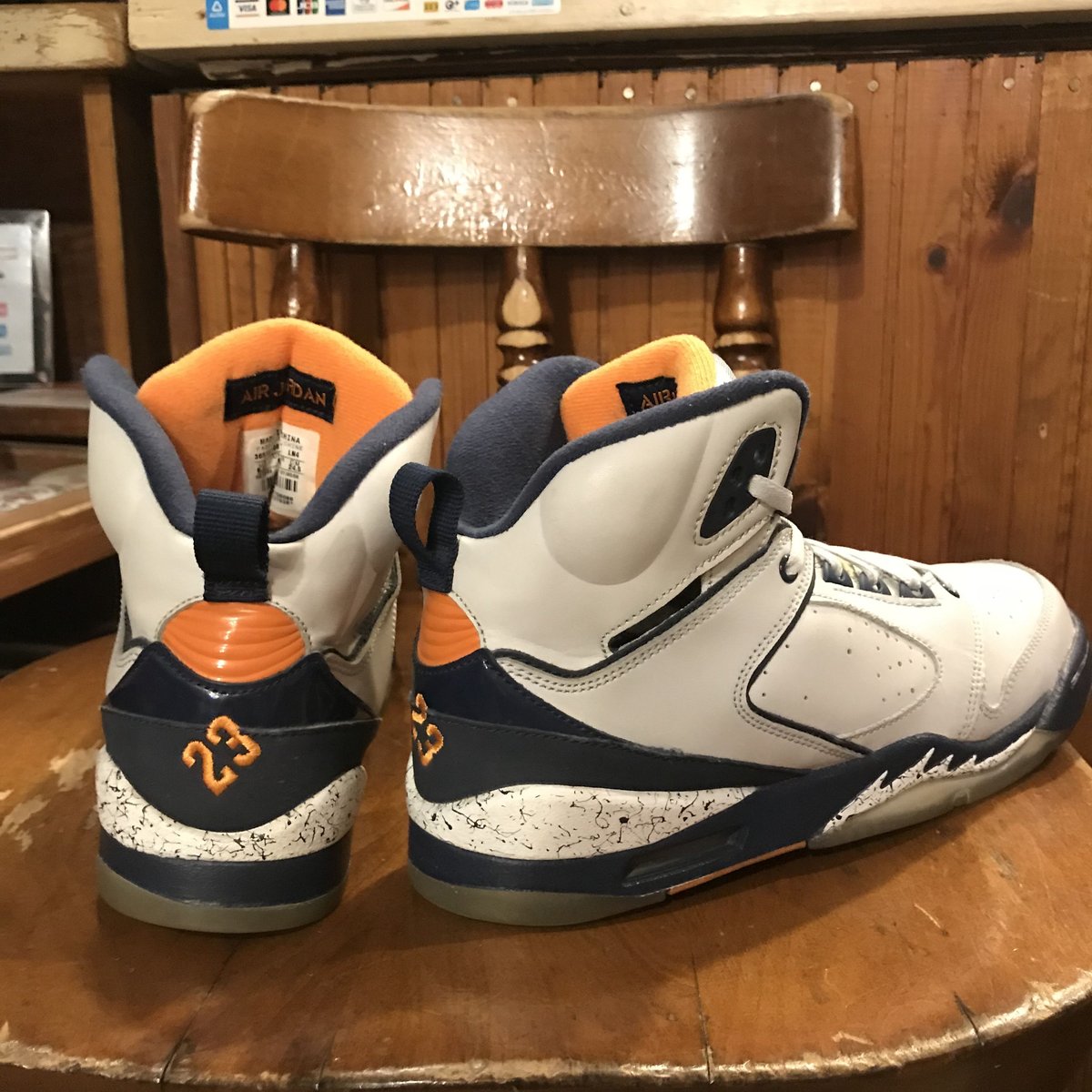 USED] NIKE Air Jordan Sixty Plus GREY/NAVY |