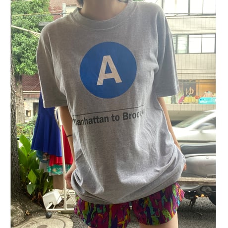 [USED]NYC subwaylineTee