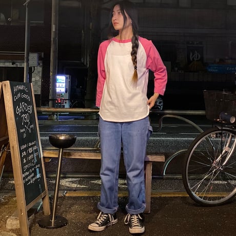 [USED] "Rawlings" ラグランTee 💗