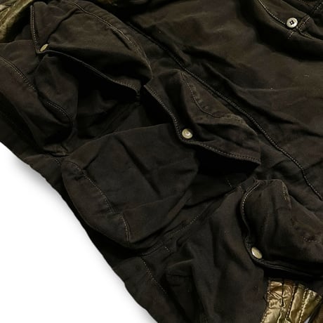[USED] vintage Switzerland マウンテン CAMO JKT /BLACK染め