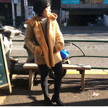 [USED]ぬくぬくかわいい☆フェイクムートンJKT