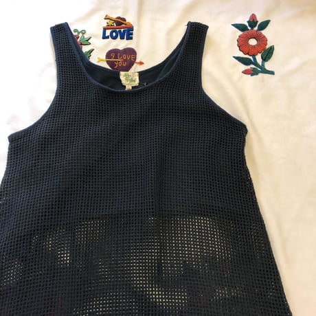 [USED]インナー付きメッシュタンクトップ