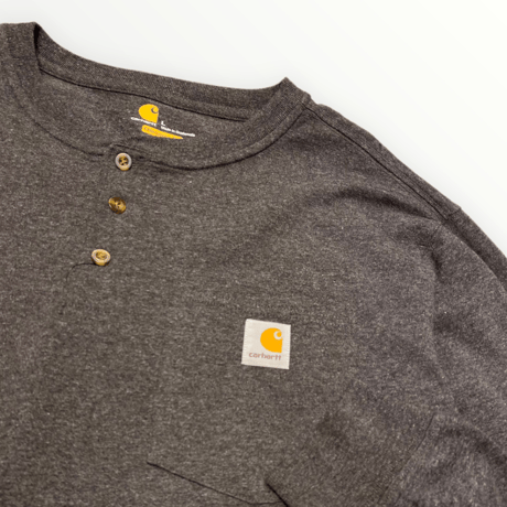 [USED] carhartt ロンTee  "CHARCOAL"