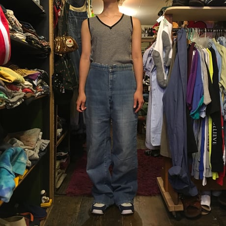 [USED] 80's Levis WIDE DENIM PANTS