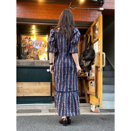 [USED]花柄ワンピース