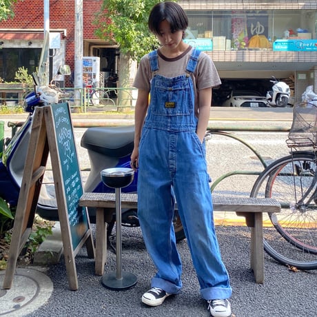 [USED]  60's "WASHINGTON DEE-CEE" DENIM OVER ALL