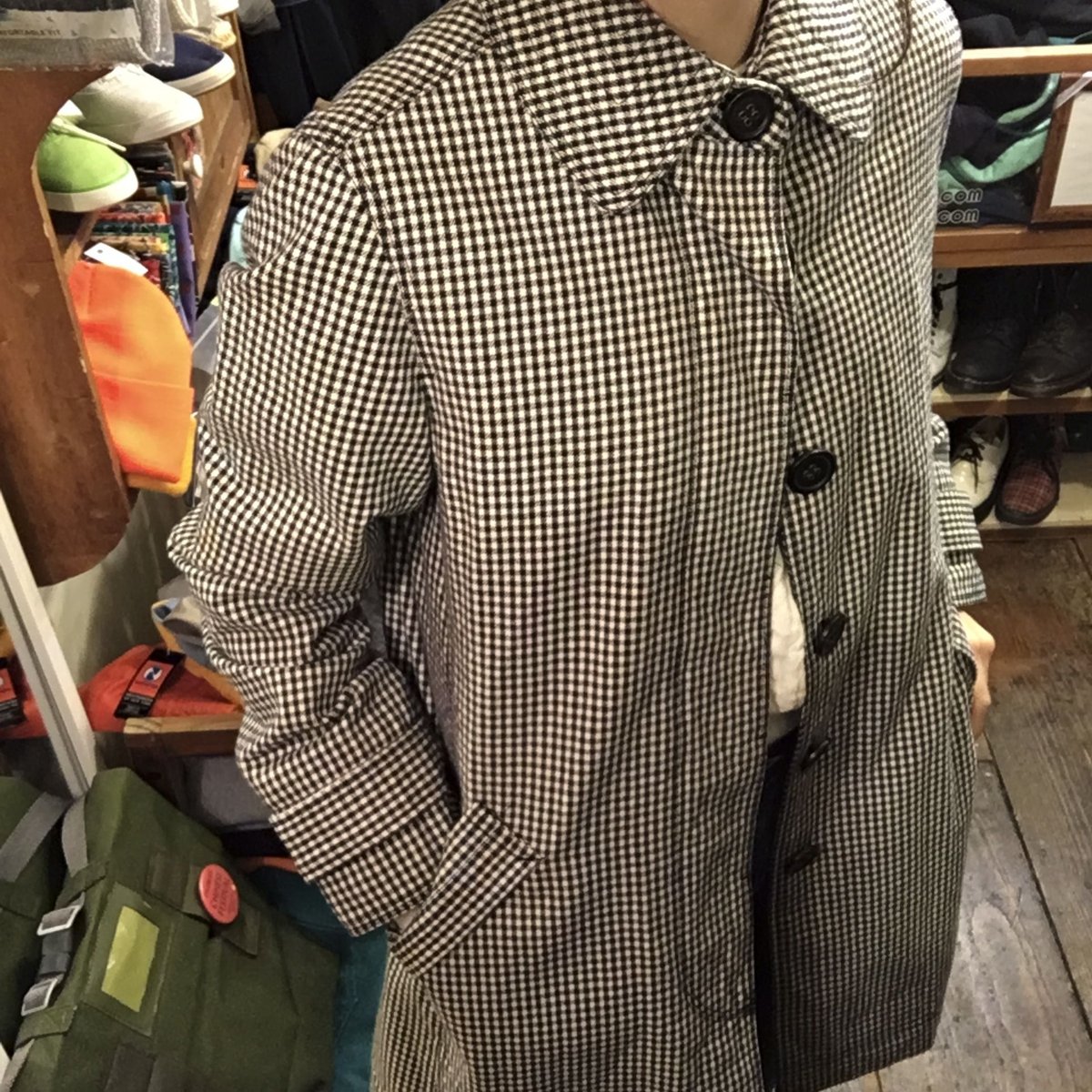 USED] ギンガムチェック コート | garden730