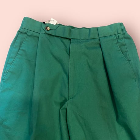 [USED]  OLD GREEN💚タックパンツ