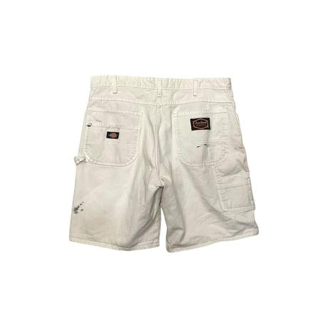 [USED] "Dickies"ホワイトハーフパンツ（W36）