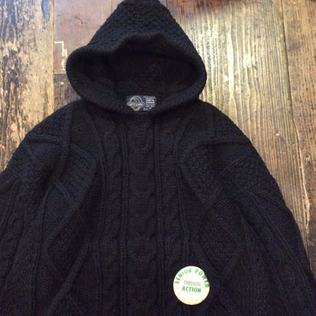 [USED] ARTESANIA Big Size ケーブルニット パーカー
