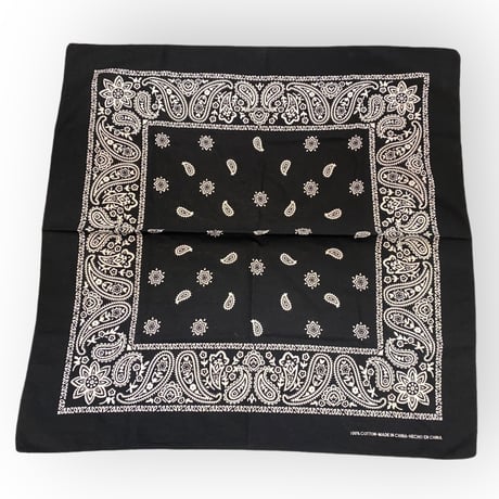 [USED] くたっと ペイズリー柄 BANDANA