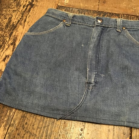 [USED] vintage Wrangler DENIM MINI SKIRT
