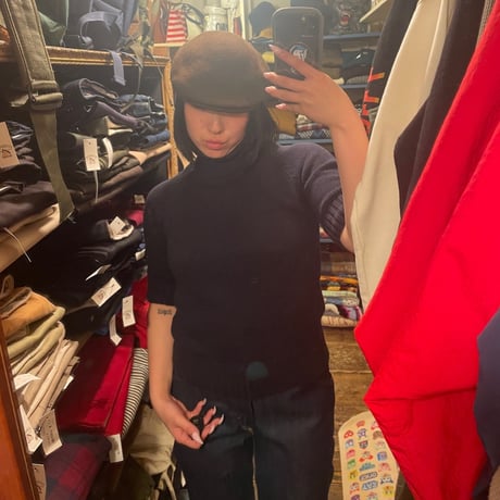 [USED] made in ITALY ウールハンチング