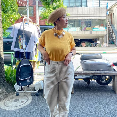 [USED]  Yellow モックネックTee  💛