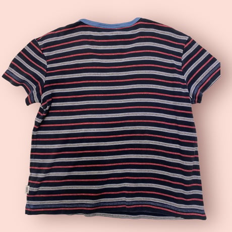 [USED] VネックマルチボーダーTee