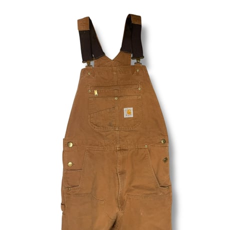 [USED] Carhartt ダック地 オーバーオール ダブルニー