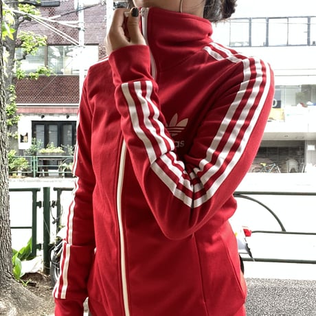 [USED] adidas トラックジャケット/RED
