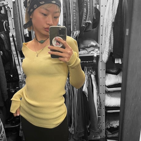 [USED]Lady’s リブトップス💛
