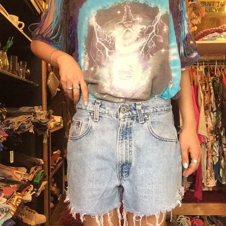 [USED] LevisDENIM cut off  Silver Tab