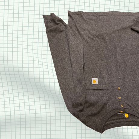 [USED] carhartt ロンTee  "CHARCOAL"