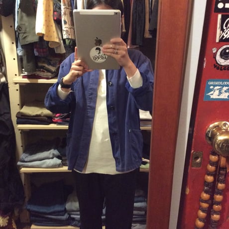 [USED]  "Health Knit" COTTON ヘンリーネック