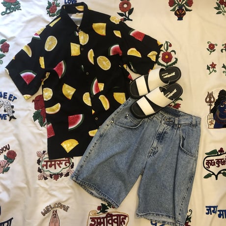 [USED] フルーツ柄シャツ