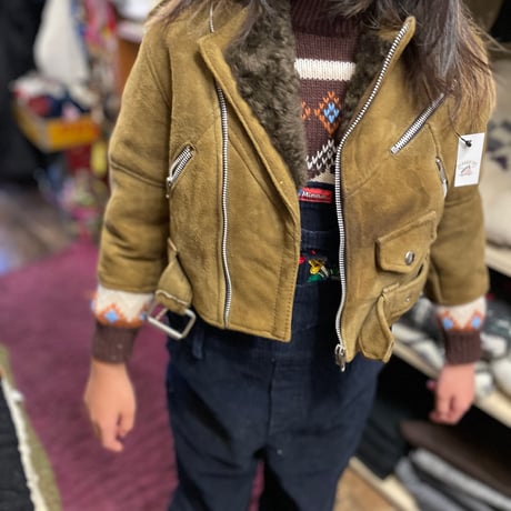 [USED] KIDS ムートン ライダースJKT