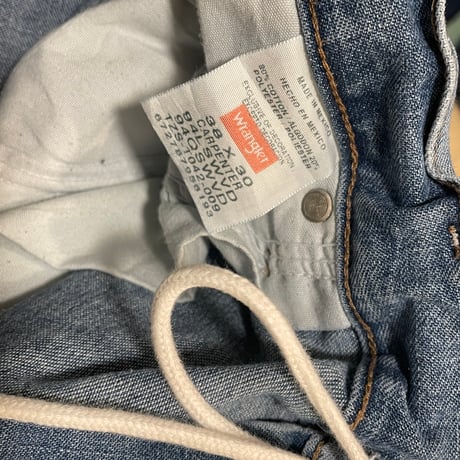 [USED] Wrangler 紐入れ DENIM PAINTER PANTS