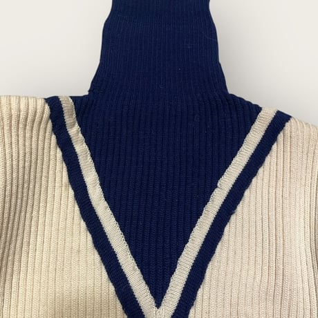 [USED] vintage タートル リブニット