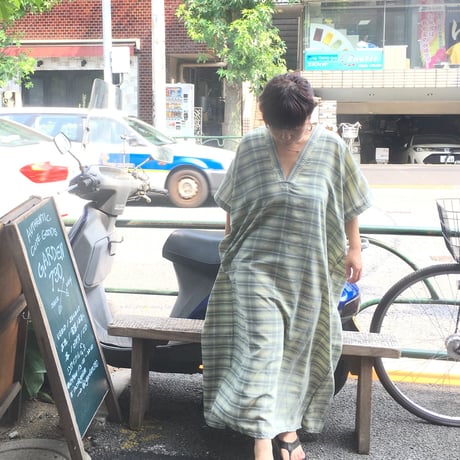 [USED] ポンチョ風ワンピース