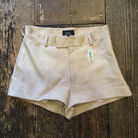 [USED] A.P.C.さらさらスウェードshorts
