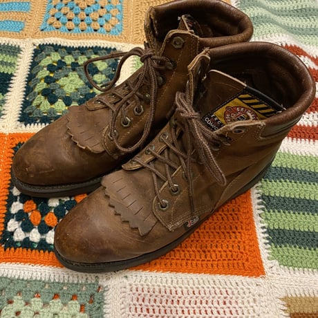 [USED] JUSTIN レースアップ　ブーツ