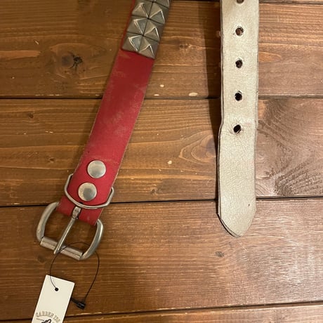 [USED] Red❤️Boro スタッズベルト