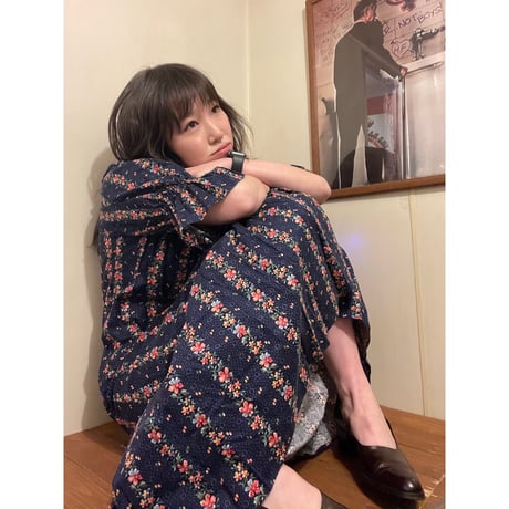 [USED]花柄ワンピース