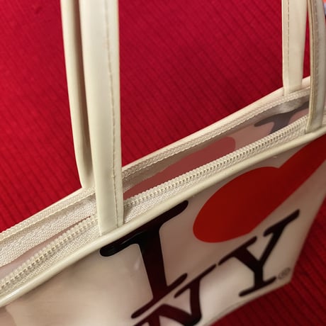 [USED]  I♡NY   PVC素材 HAND BAG