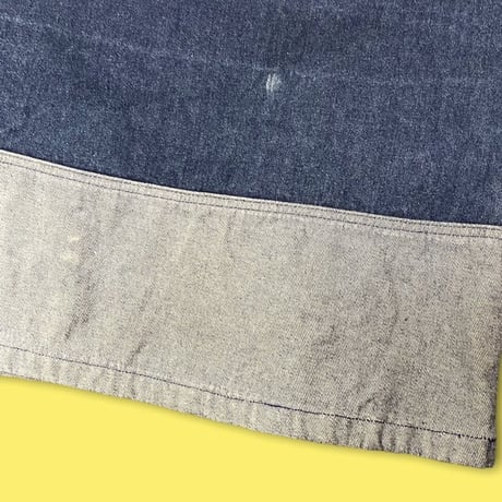 [USED] DENIM♡切り替えサロペットスカート