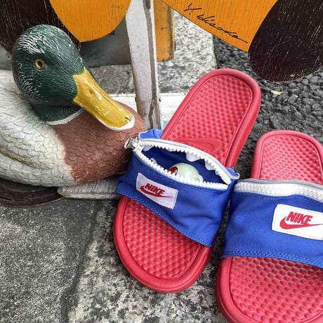 [USED]NIKE zip pocket SANDAL ❤️💙
