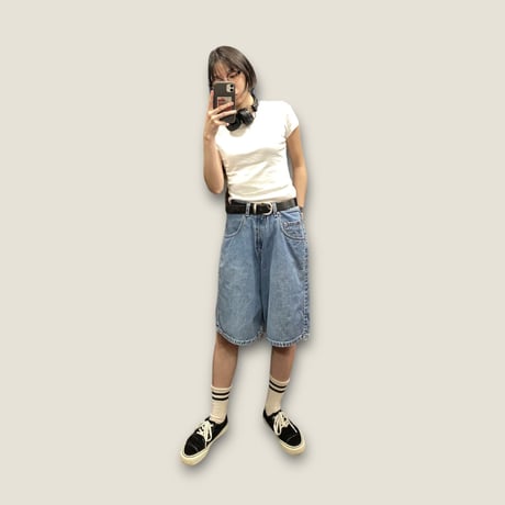 [USED]"SILVER TAB"  DENIM SHORTS（w31）