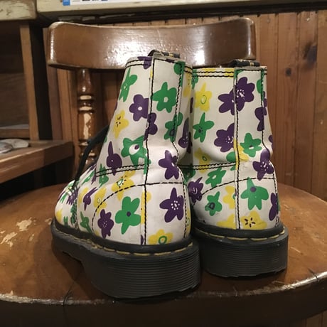 [USED] Dr.Martens  花柄 6HOLE  made in England!