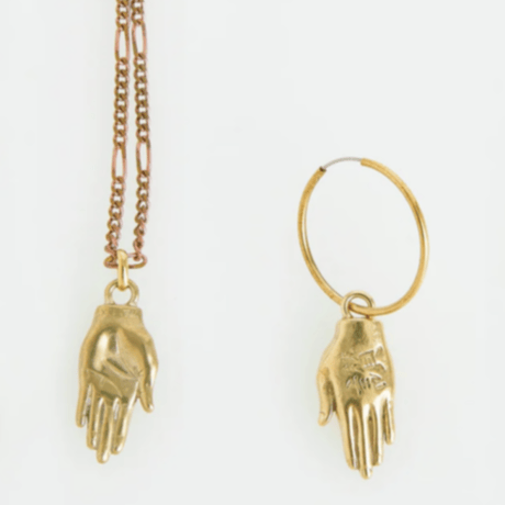 [Aquvii] PALMISTRY NECKLACE / PIERCE