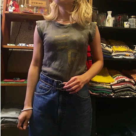 [USED] Vintage ロゴ ノースリーブTee