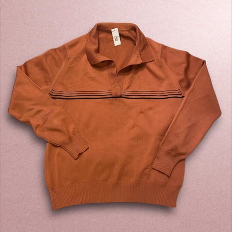 [USED]  orange polo風ニット🍊