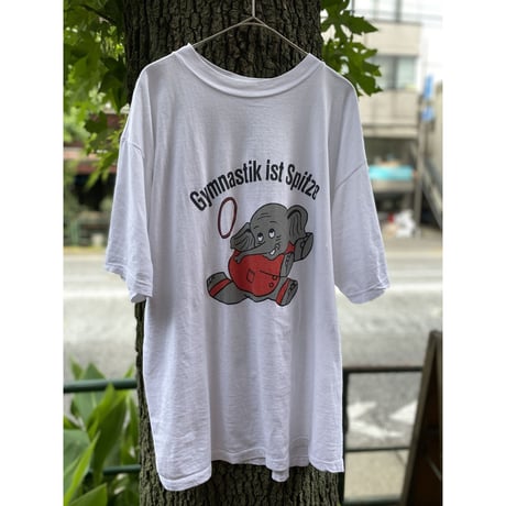 [USED] ゾウさんプリントTee