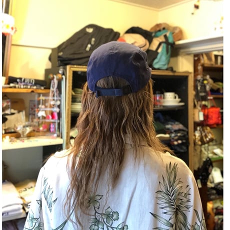 [USED]OBEY  NAVY CAP