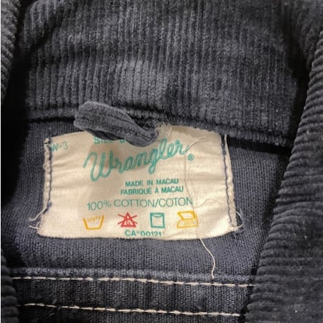 [USED]  OLD wranglerコーデュロイ JKT♡NAVY