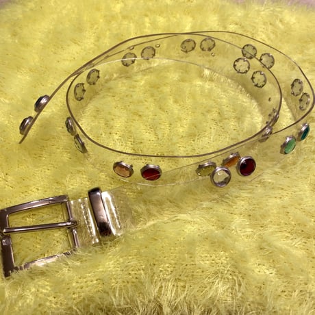 [USED]  キラキラビジュークリアBELT♡