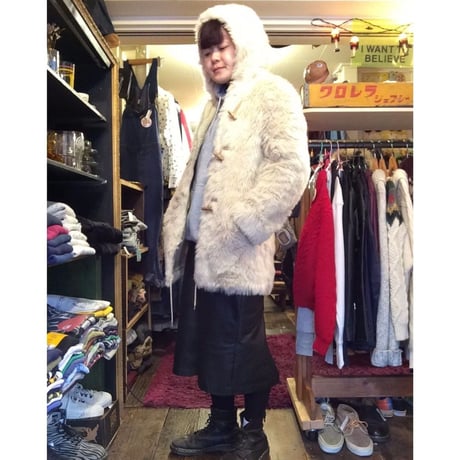 [USED] フェイクファーコート