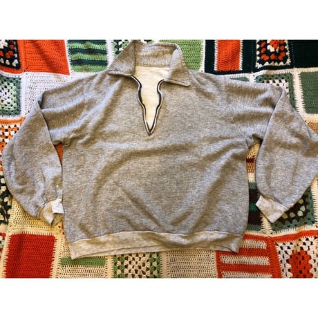[USED] 70's HALF ZIP  SWEAT