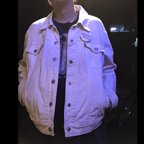 [USED] Levis WHITE Gジャン